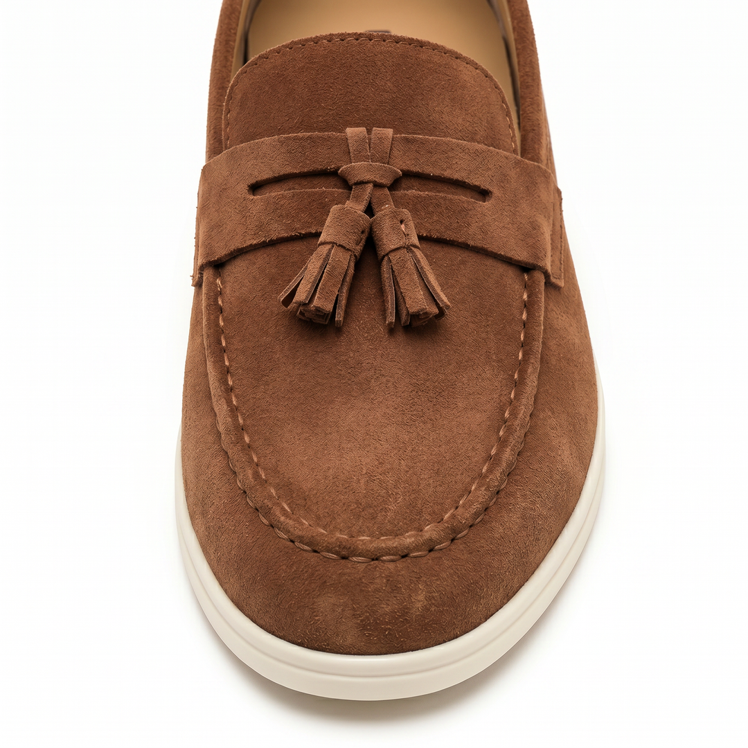 Men’s Brown Suede Loafers - Emiliano