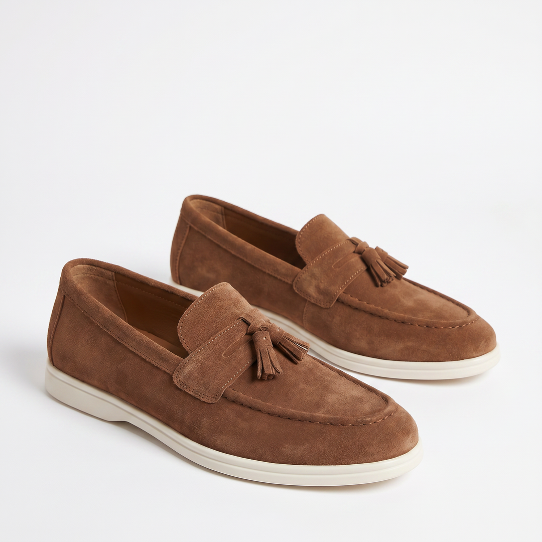 Men’s Brown Suede Loafers - Emiliano
