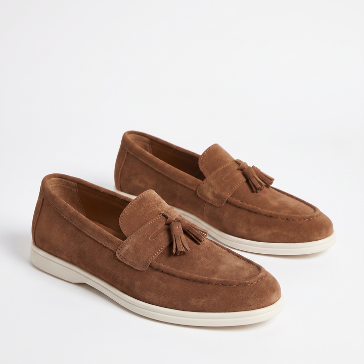 Men’s Brown Suede Loafers - Emiliano