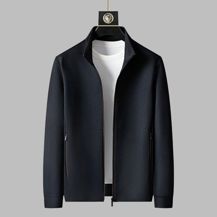 Men’s Textured Zip-Up Tracksuit