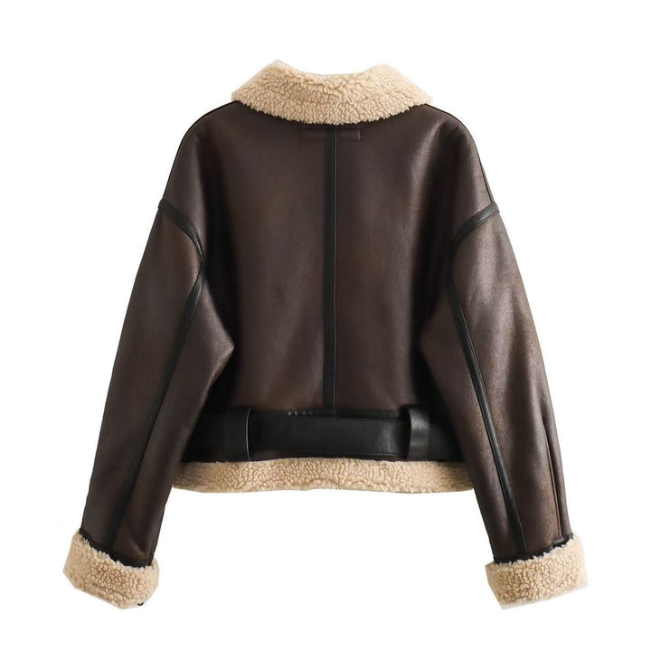 Women’s Fleece-Lined Aviator Jacket