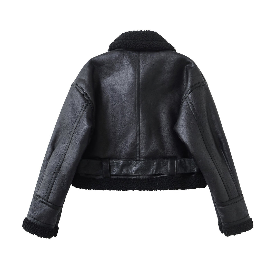 Women’s Fleece-Lined Aviator Jacket