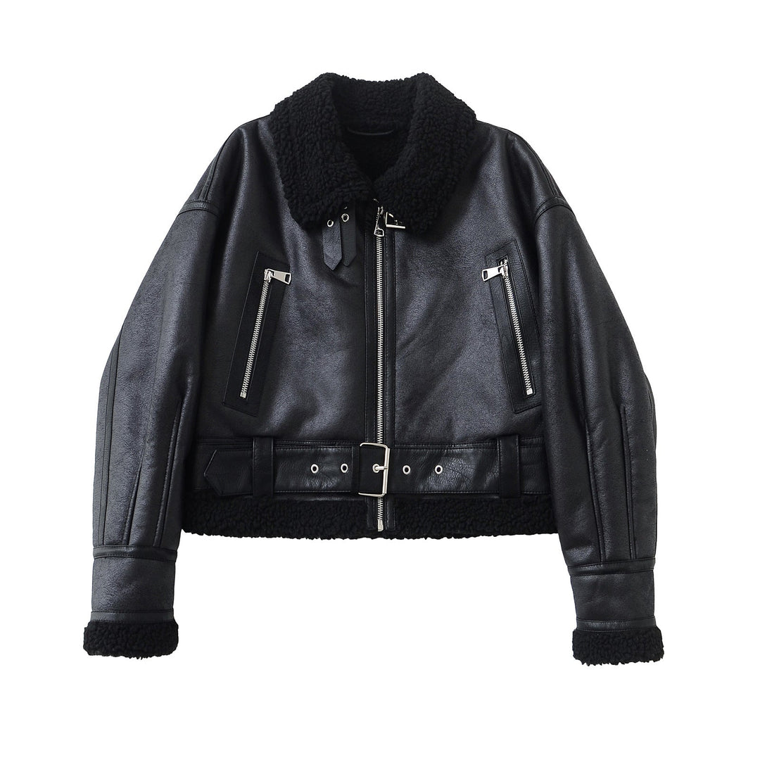 Women’s Fleece-Lined Aviator Jacket