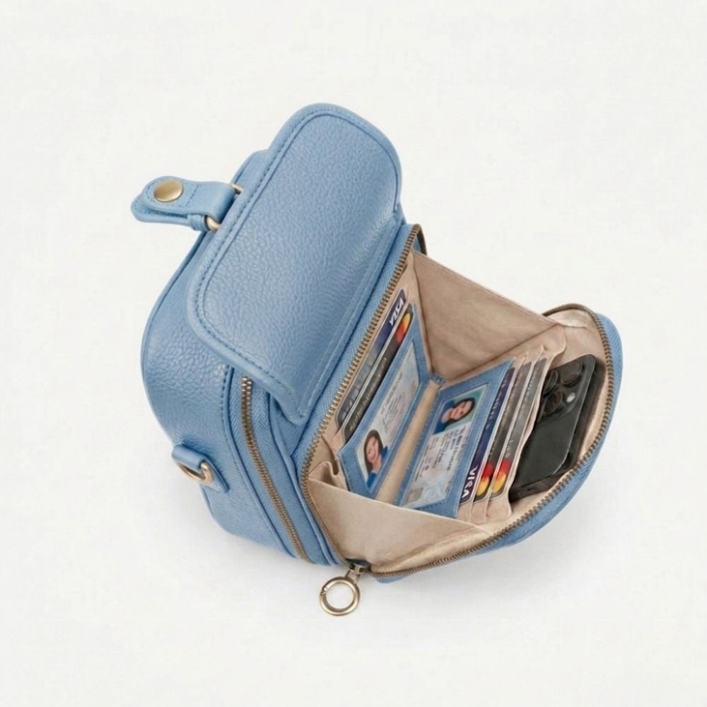 Sienna Mini-Messenger - Gray