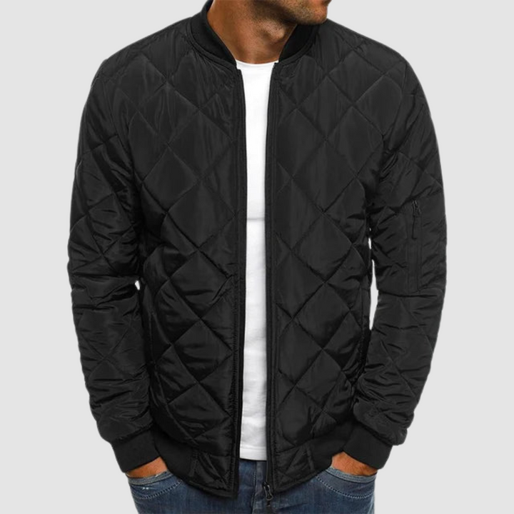 Men’s Lightweight Quilted Bomber Jacket