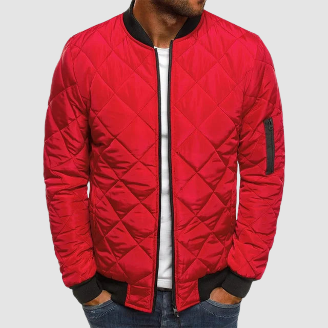 Men’s Lightweight Quilted Bomber Jacket