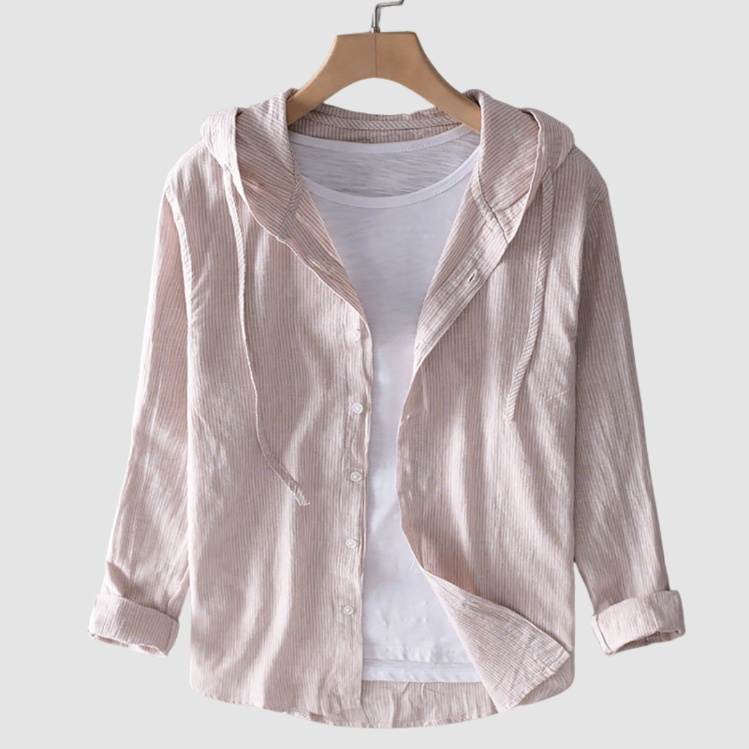 Women’s Lightweight Hooded Button-Up Shirt