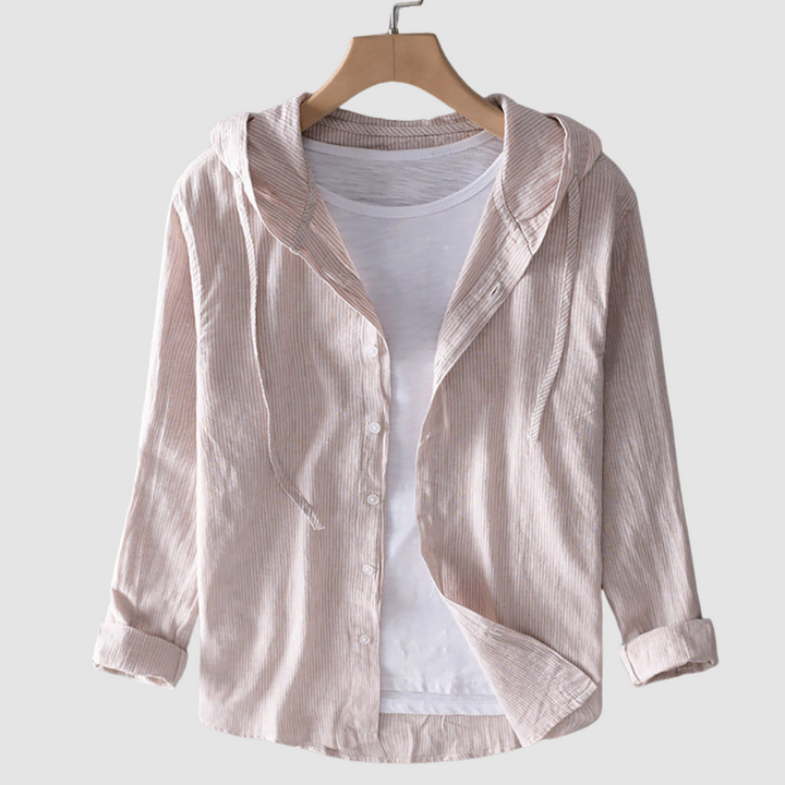 Women’s Lightweight Hooded Button-Up Shirt