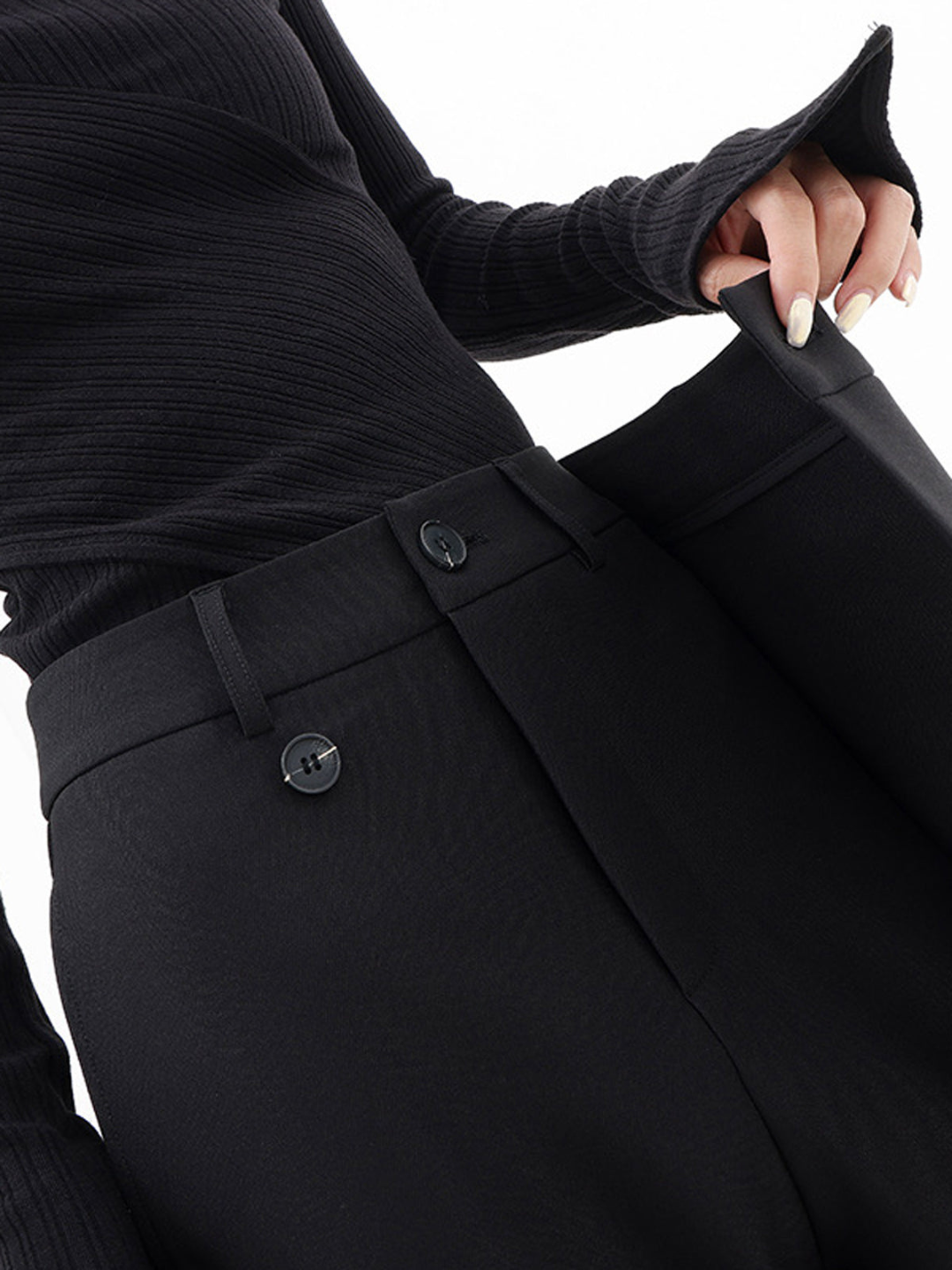 Women’s Asymmetric Wide-Leg Trousers