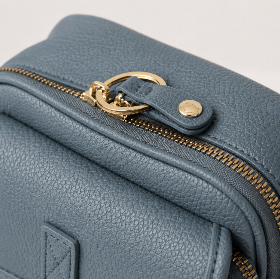 Sienna Mini-Messenger - Gray