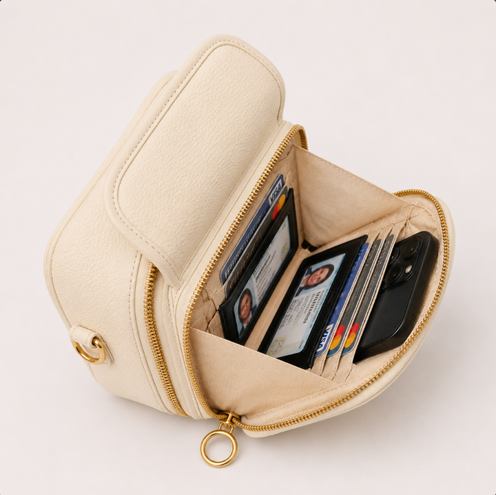 Sienna Mini-Messenger - Gray