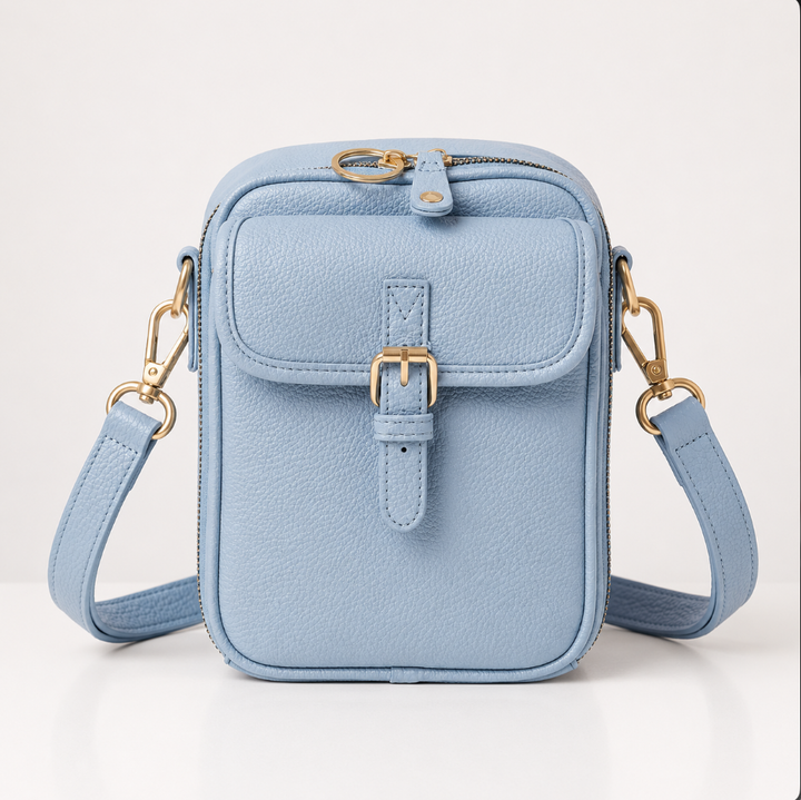 Sienna Mini-Messenger - Gray