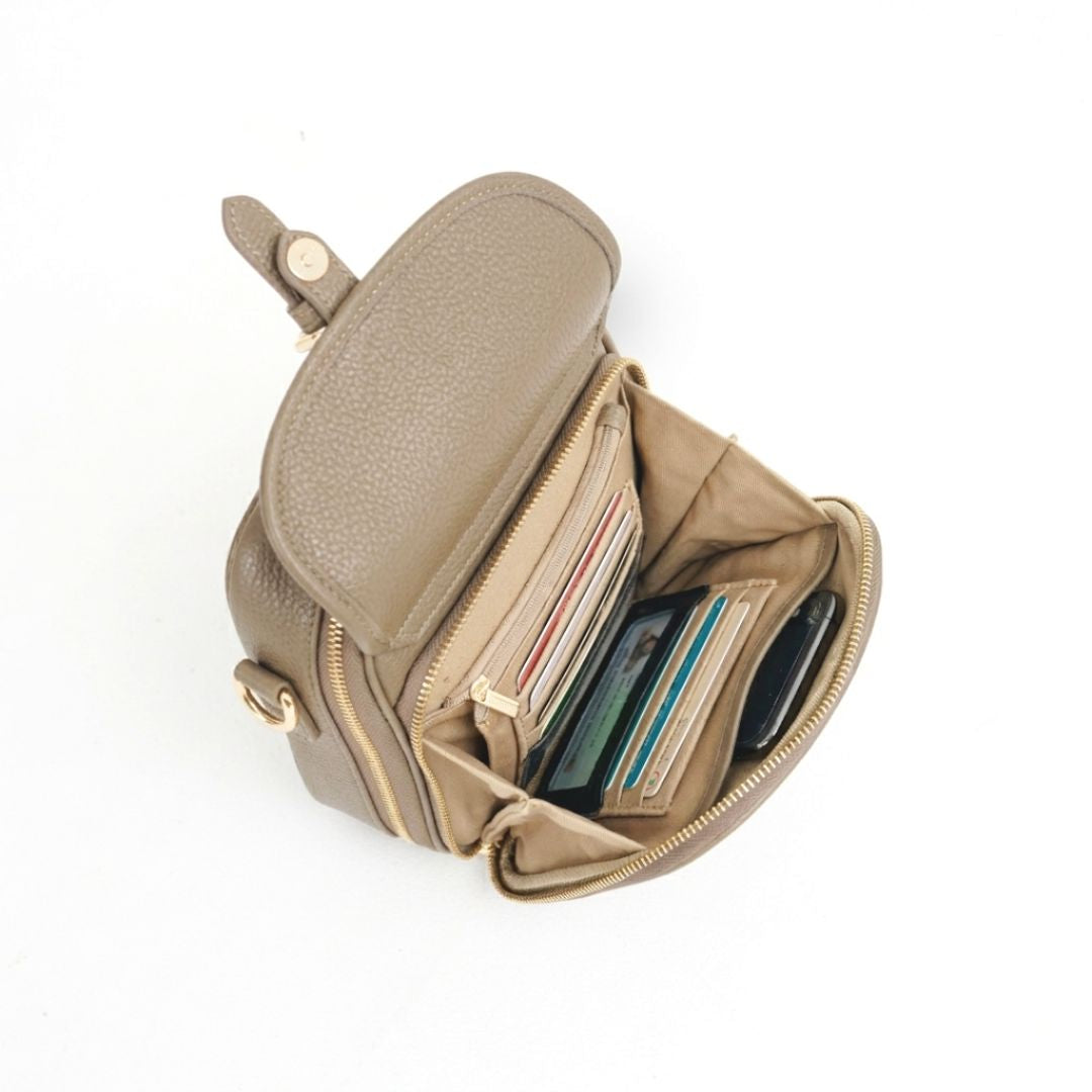 Raven Mini-Messenger - Cognac