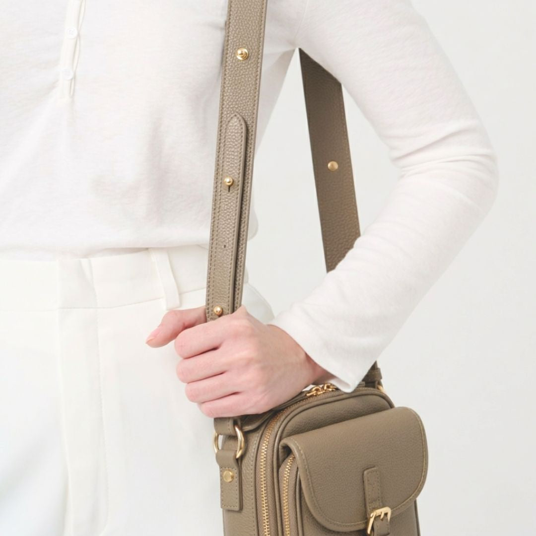 Raven Mini-Messenger - Cognac