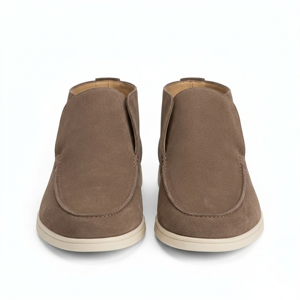 Men’s Brown Suede Loafers - Vincenzo