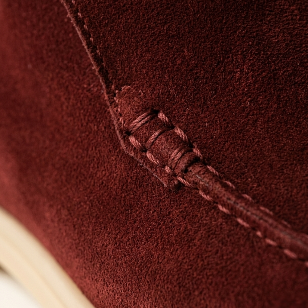Men’s Bordeaux Suede Loafers - Vincenzo