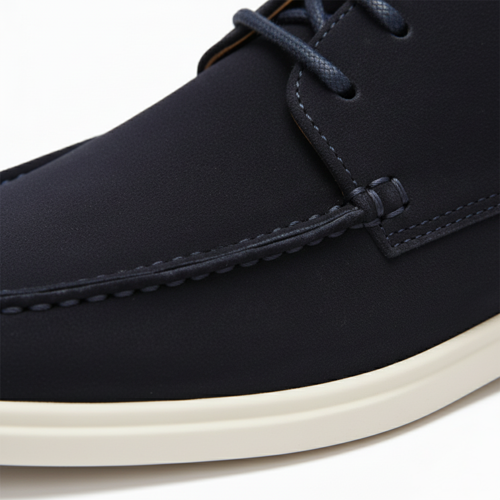 Men’s Blue Suede Loafers - Saverio