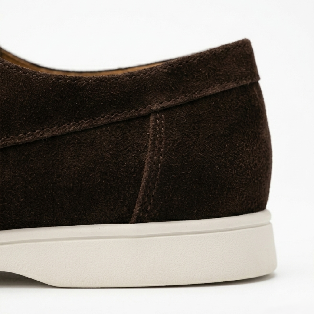 Men’s Brown Suede Loafers - Saverio