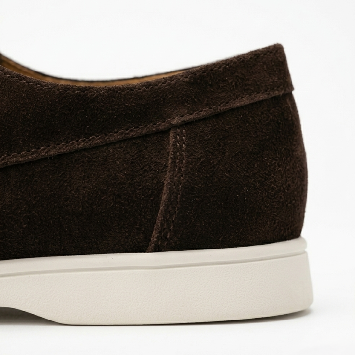 Men’s Brown Suede Loafers - Saverio