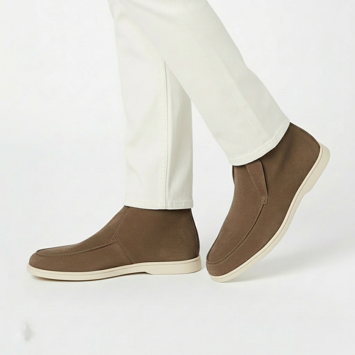 Men’s Brown Suede Loafers - Vincenzo