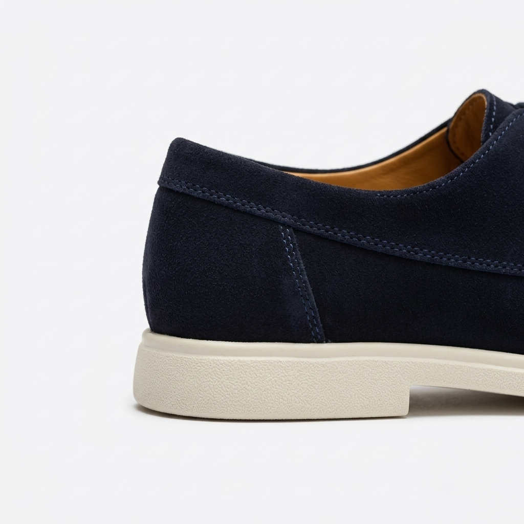 Men’s Blue Suede Loafers - Saverio