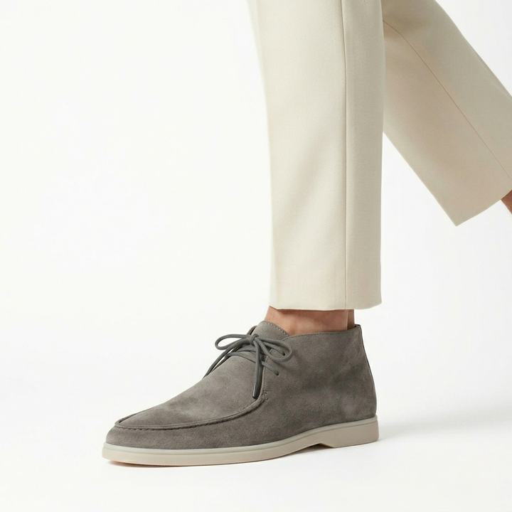 Men’s Metallic Suede Loafers - Revello