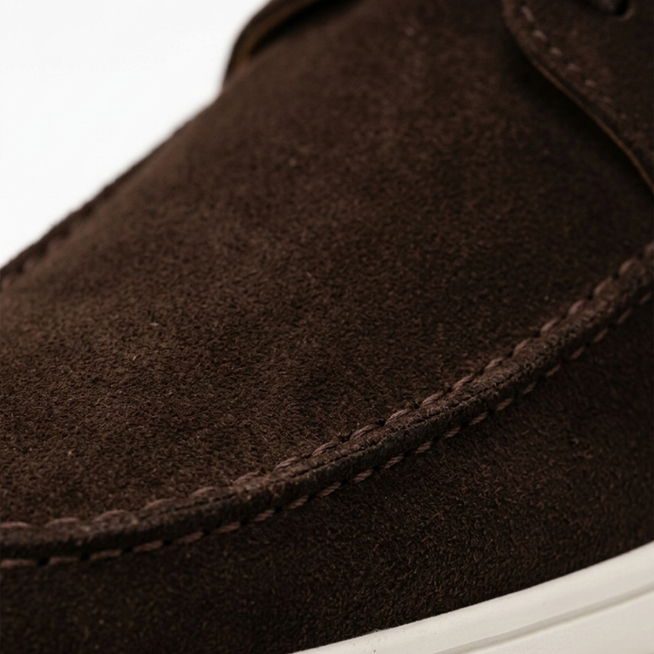 Men’s Brown Suede Loafers - Saverio