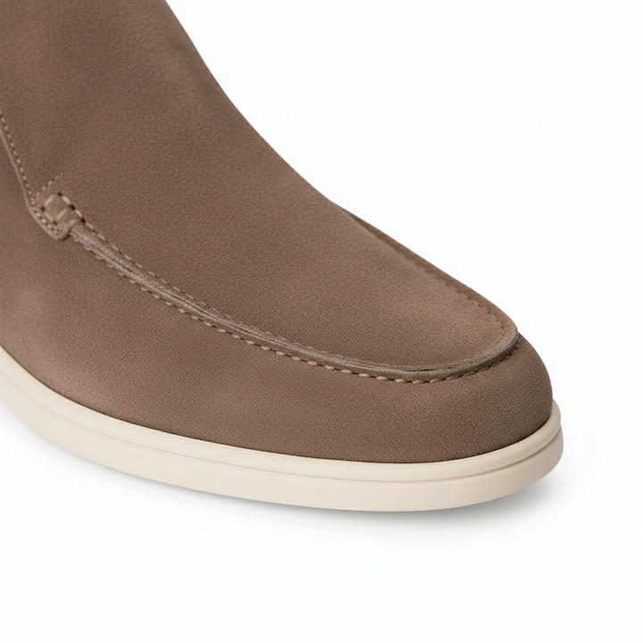 Men’s Brown Suede Loafers - Vincenzo