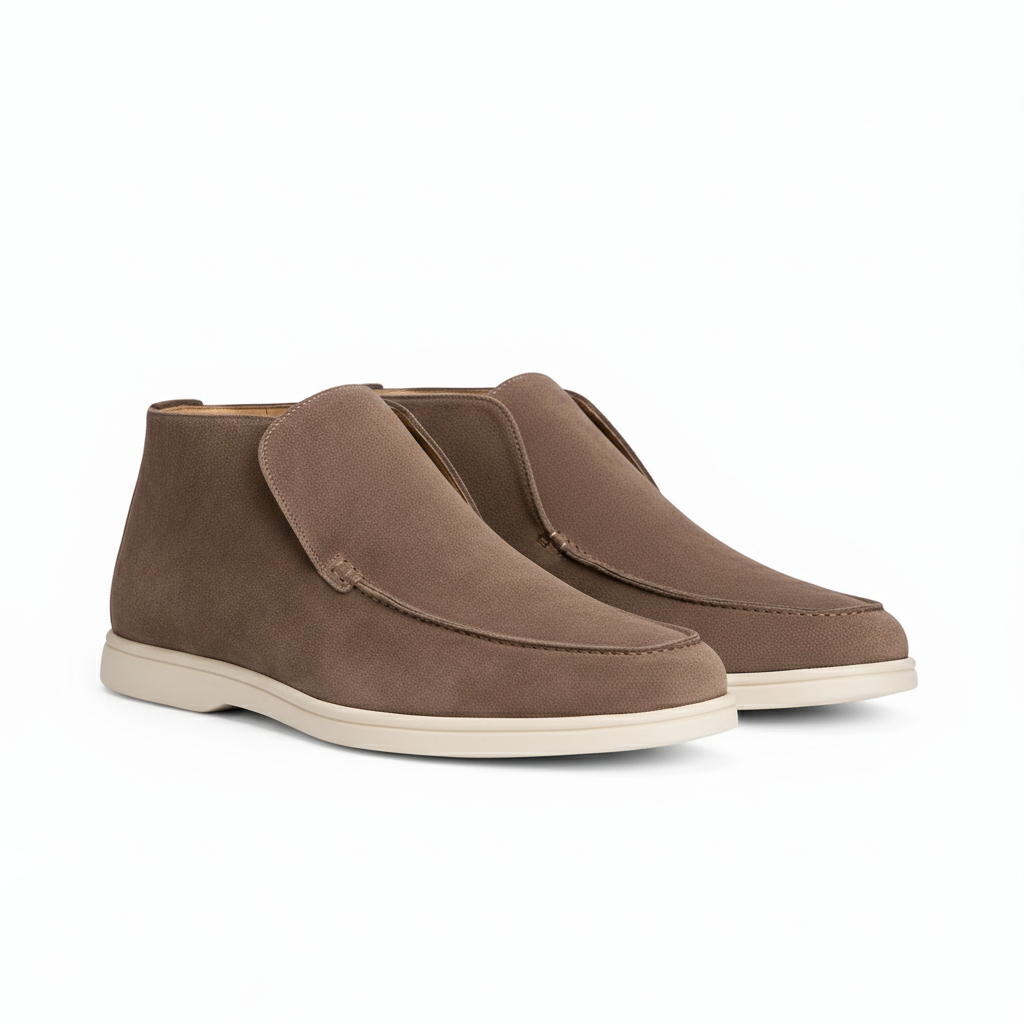 Men’s Brown Suede Loafers - Vincenzo