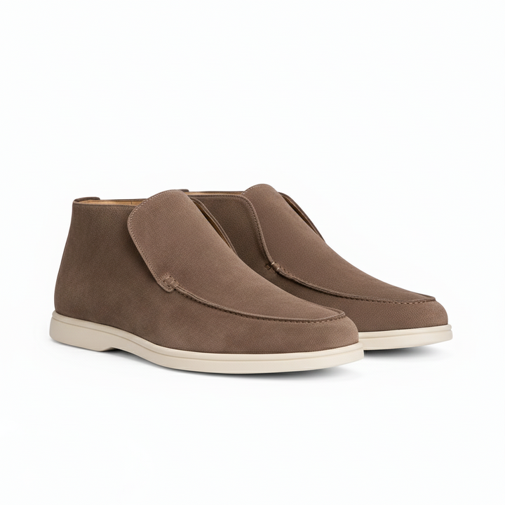Men’s Brown Suede Loafers - Vincenzo