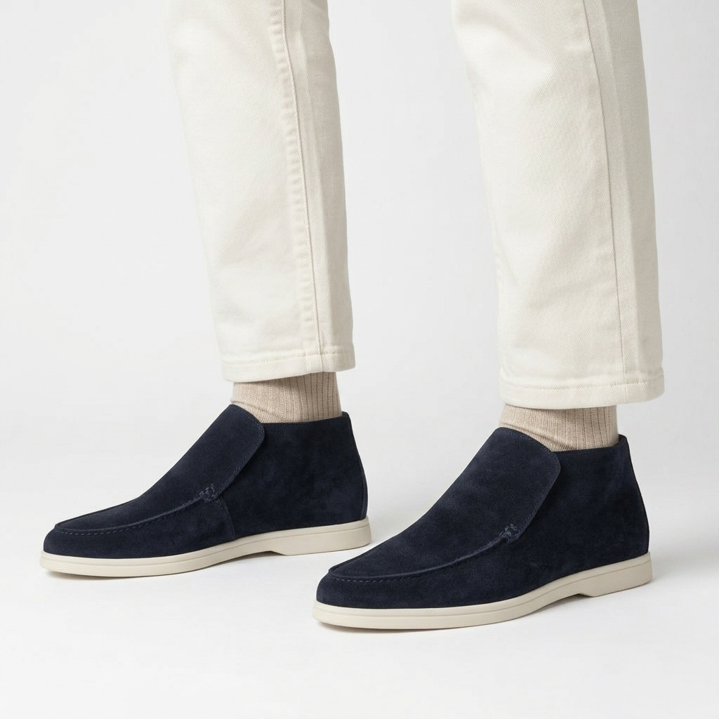 Men’s Navy Blue Loafers - Vincenzo
