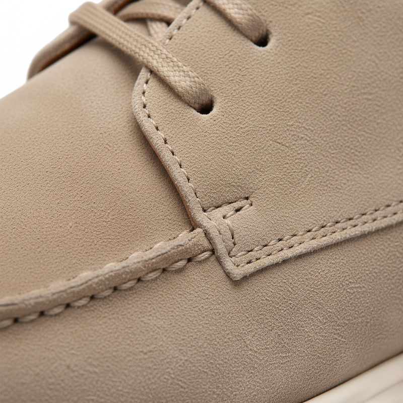 Men’s Beige Suede Loafers - Saverio
