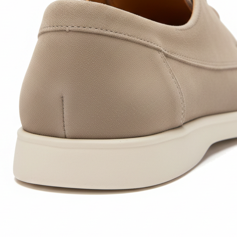 Men’s Beige Suede Loafers - Saverio