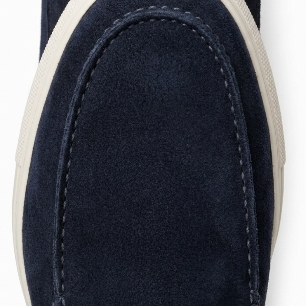 Men’s Navy Blue Loafers - Vincenzo