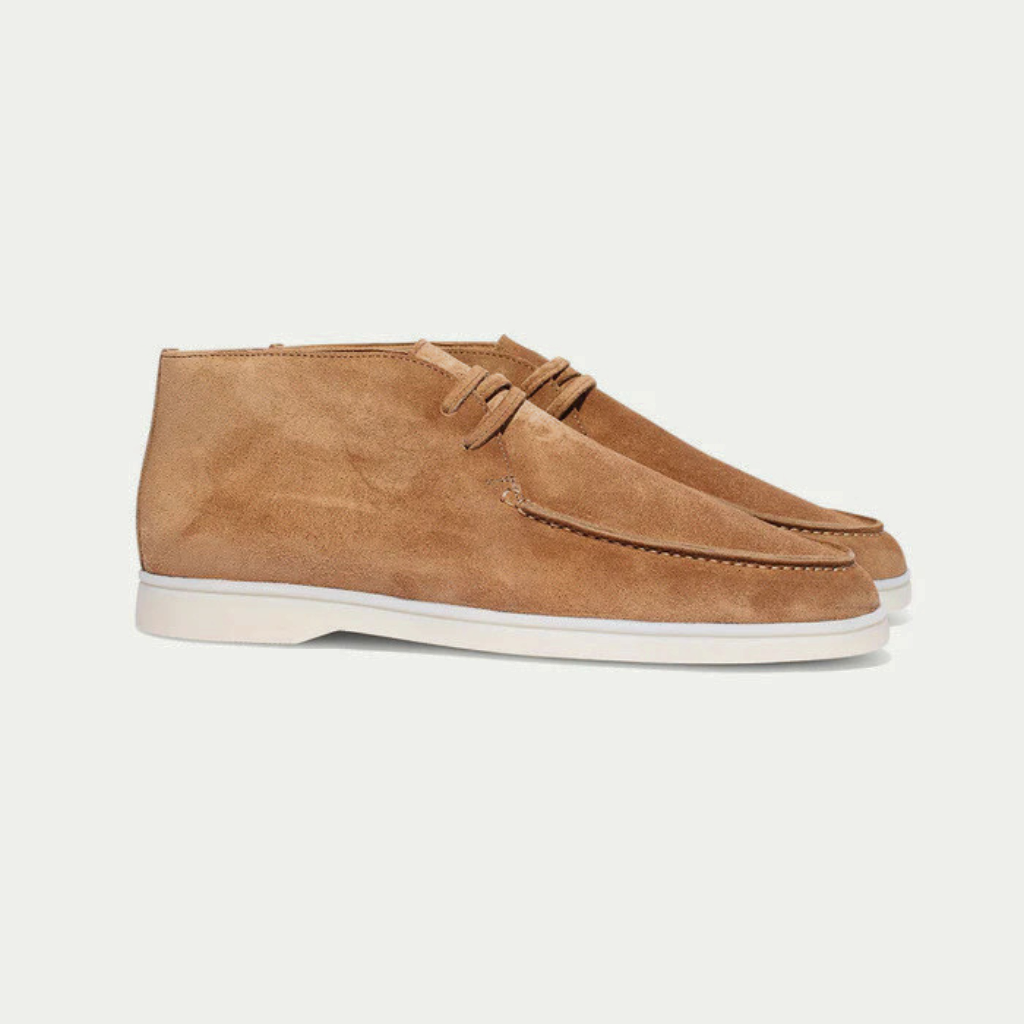 Men’s Brown Suede Loafers - Revello