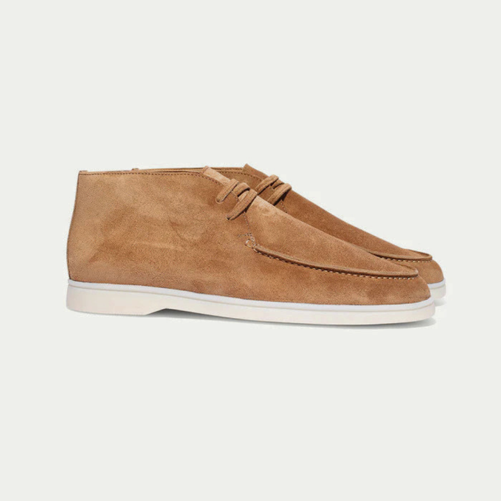 Men’s Brown Suede Loafers - Revello
