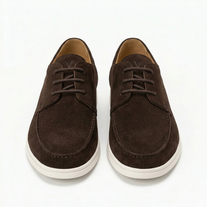 Men’s Brown Suede Loafers - Saverio