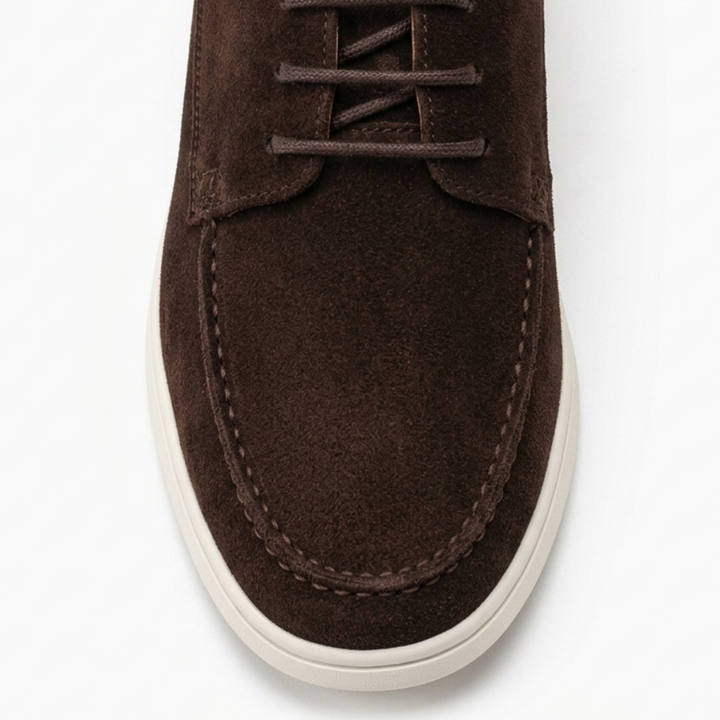 Men’s Brown Suede Loafers - Saverio