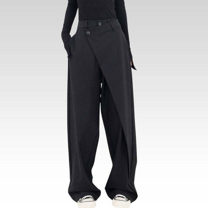 Women’s Asymmetric Wide-Leg Trousers