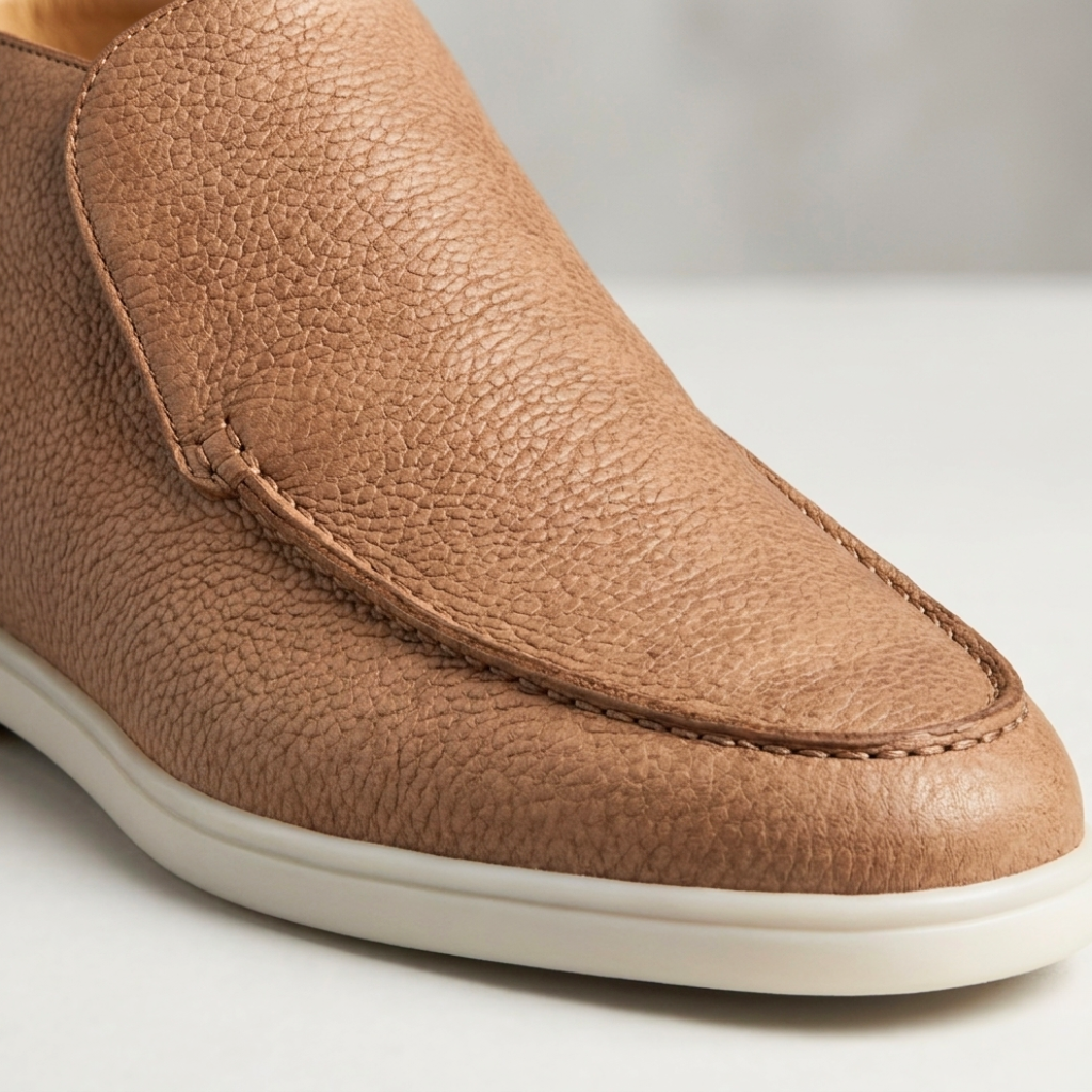 Men’s Tan Leather Loafers - Vincenzo