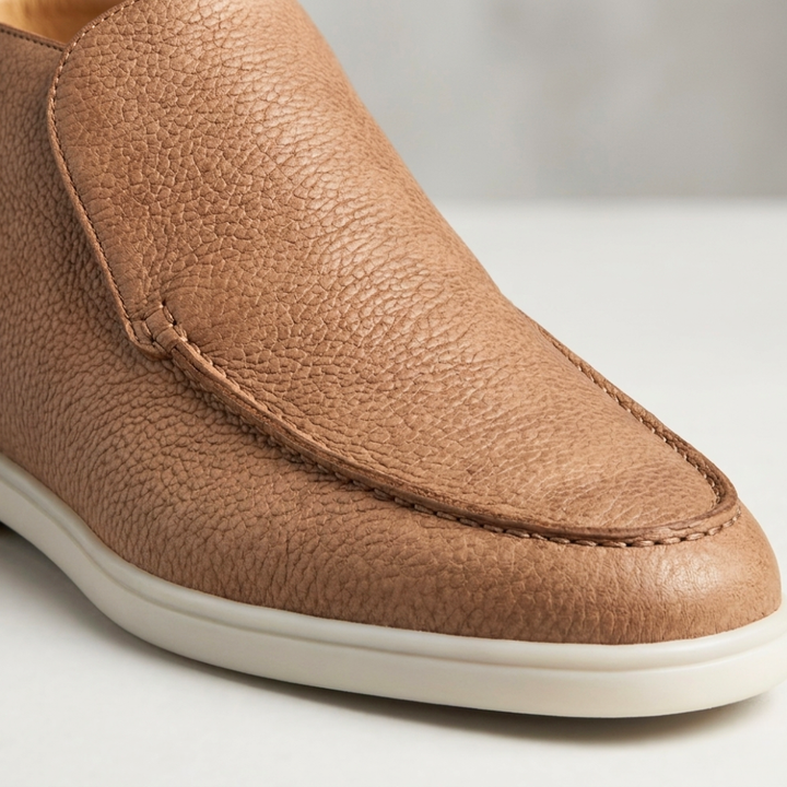 Men’s Tan Leather Loafers - Vincenzo