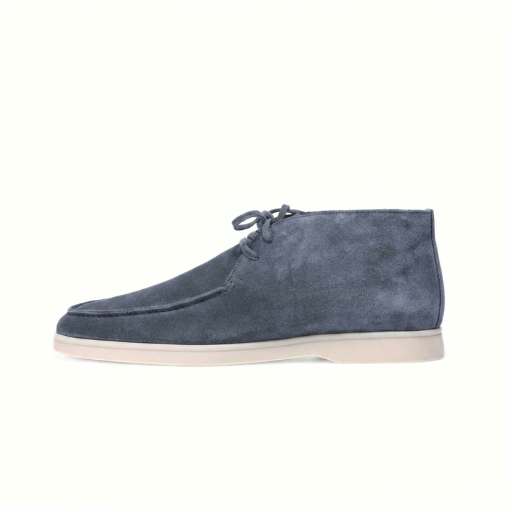 Men’s Blue Suede Loafers - Revello