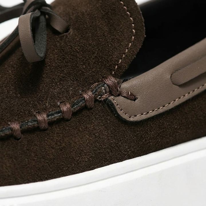 Men’s Brown Suede Loafers - Davide