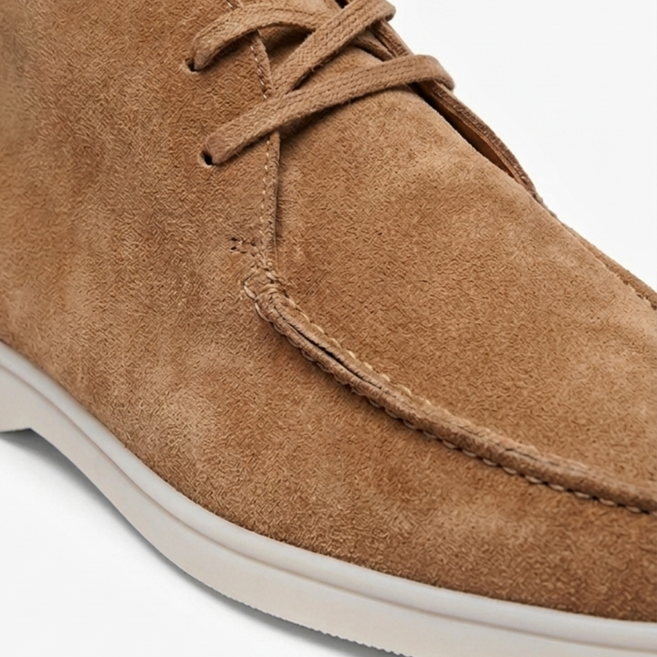 Men’s Brown Suede Loafers - Revello