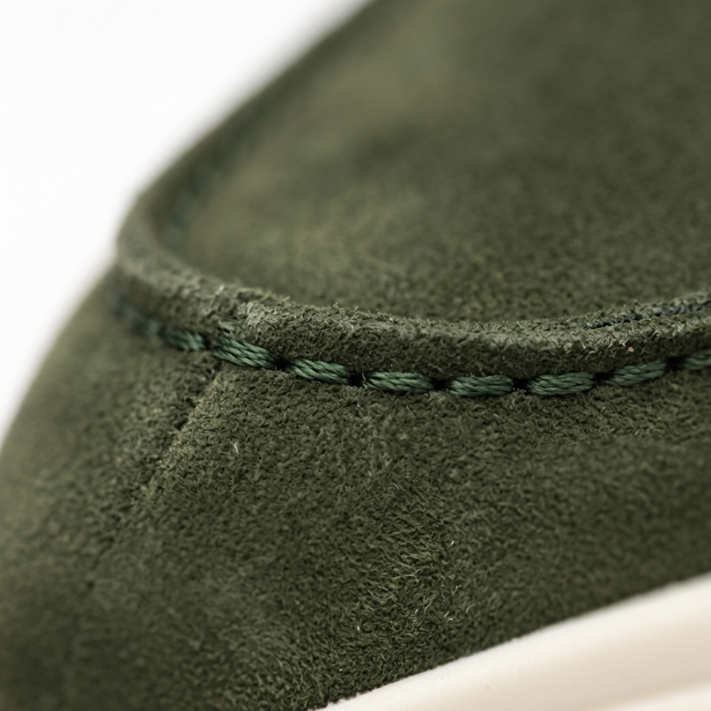 Men’s Green Suede Loafers - Gabriele