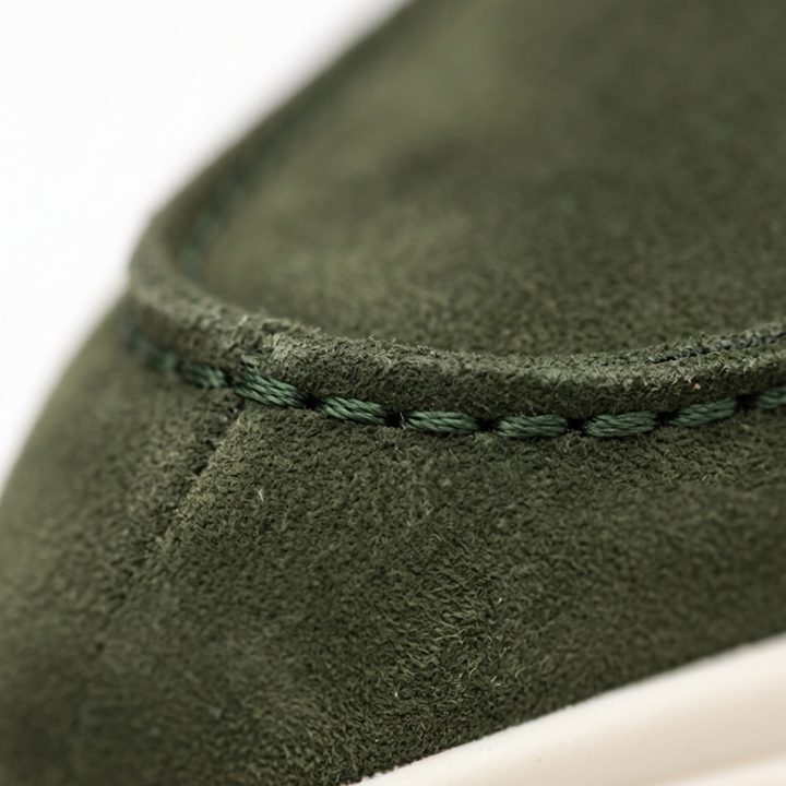 Men’s Green Suede Loafers - Gabriele