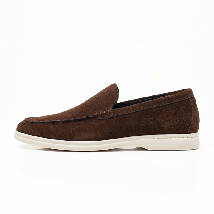 Men’s Brown Suede Loafers - Gabriele