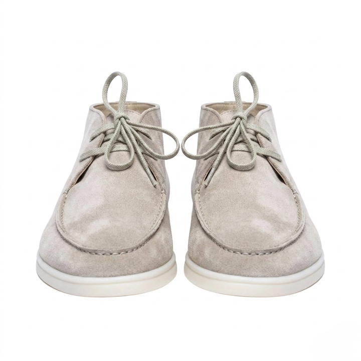 Men’s Apricot Suede Loafers - Revello