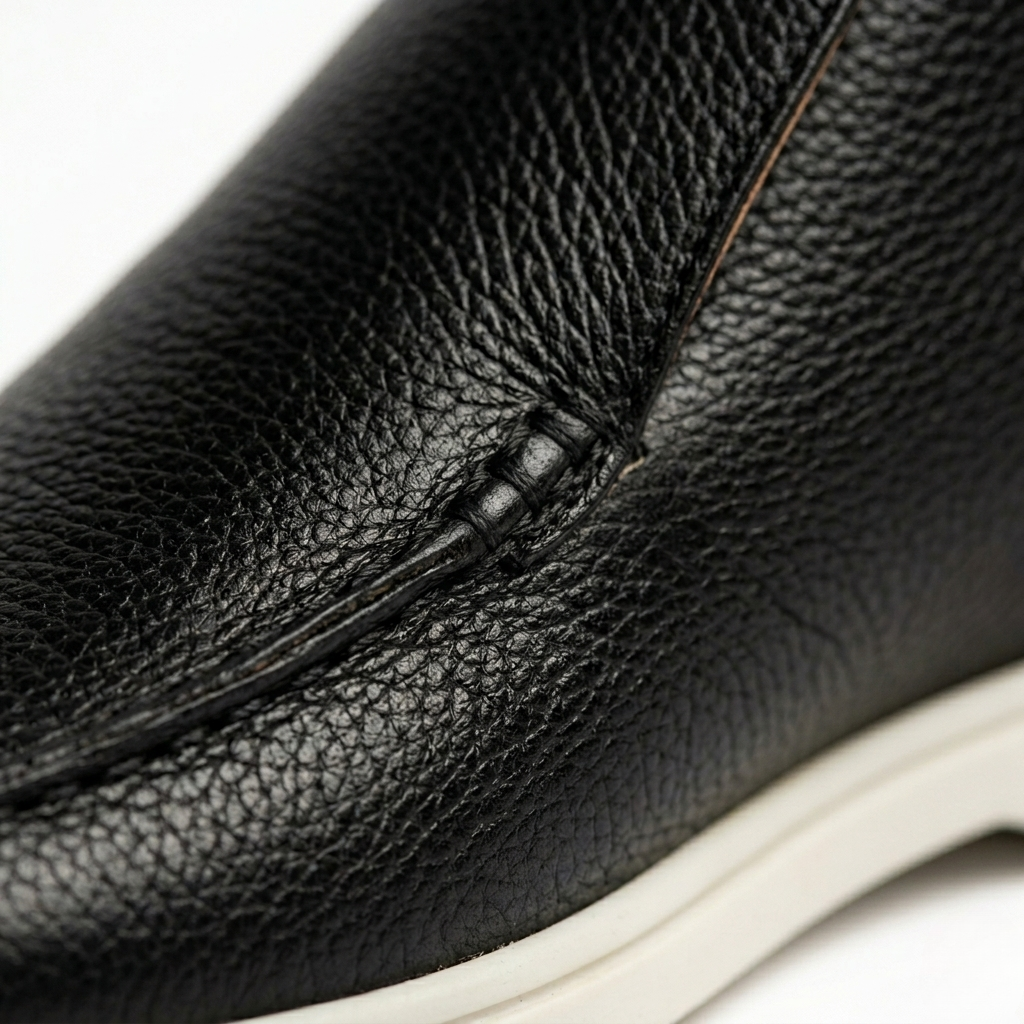 Men’s Black Leather Loafers - Vincenzo