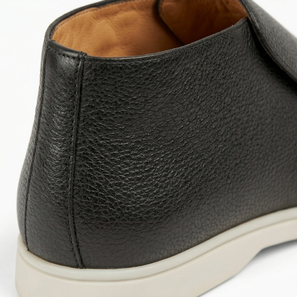 Men’s Black Leather Loafers - Vincenzo